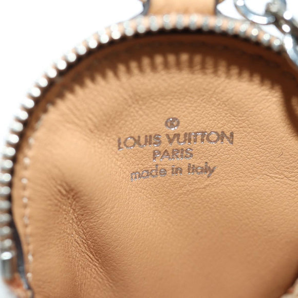 LOUIS VUITTON Mahina Porte Cles Flight Mode Pouch Charm M00542 LV Auth BSZ557M