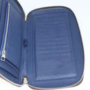 LOUIS VUITTON Monogram V line Atoll Travel Case Blue M61172 LV Auth BSZ564-20