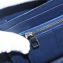 LOUIS VUITTON Monogram V line Atoll Travel Case Blue M61172 LV Auth BSZ564-24