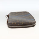 LOUIS VUITTON Monogram V line Atoll Travel Case Blue M61172 LV Auth BSZ564-4