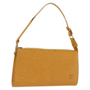 LOUIS VUITTON Epi Pochette Accessoires Pouch Yellow M52949 LV Auth BSZ566-1