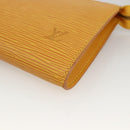 LOUIS VUITTON Epi Pochette Accessoires Pouch Yellow M52949 LV Auth BSZ566-9