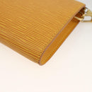 LOUIS VUITTON Epi Pochette Accessoires Pouch Yellow M52949 LV Auth BSZ566-15