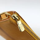 LOUIS VUITTON Epi Pochette Accessoires Pouch Yellow M52949 LV Auth BSZ566-10