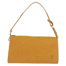 LOUIS VUITTON Epi Pochette Accessoires Pouch Yellow M52949 LV Auth BSZ566-13