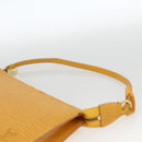 LOUIS VUITTON Epi Pochette Accessoires Pouch Yellow M52949 LV Auth BSZ566-8