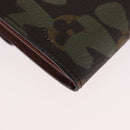 LOUIS VUITTON Graffiti Porte Monnaie Credit Brieftasche Khaki M92188 Auth BSZ567V-15