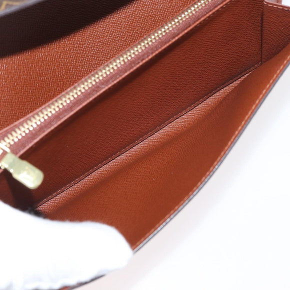 LOUIS VUITTON Graffiti Porte Monnaie Credit Brieftasche Khaki M92188 Auth BSZ567V