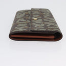 LOUIS VUITTON Graffiti Porte Monnaie Credit Brieftasche Khaki M92188 Auth BSZ567V-3
