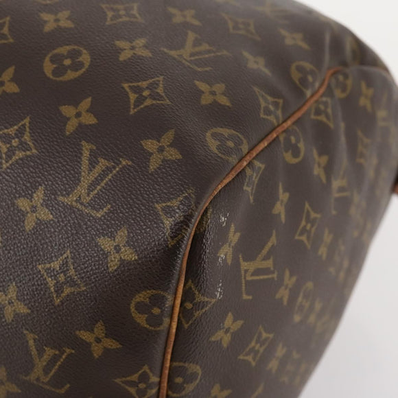 LOUIS VUITTON Monogram Keepall 55 Boston Bag M41424 LV Auth BSZ585