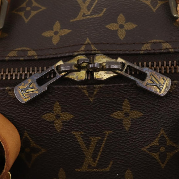 LOUIS VUITTON Monogram Keepall 55 Boston Bag M41424 LV Auth BSZ585