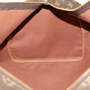 LOUIS VUITTON Monogram Keepall 55 Boston Bag M41424 LV Auth BSZ585-23