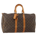 LOUIS VUITTON Monogram Keepall 45 Boston Bag M41428 LV Auth BSZ586-1