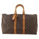 LOUIS VUITTON Monogram Keepall 45 Boston Bag M41428 LV Auth BSZ586-13