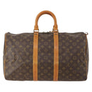 LOUIS VUITTON Monogram Keepall 45 Boston Bag M41428 LV Auth BSZ586-2