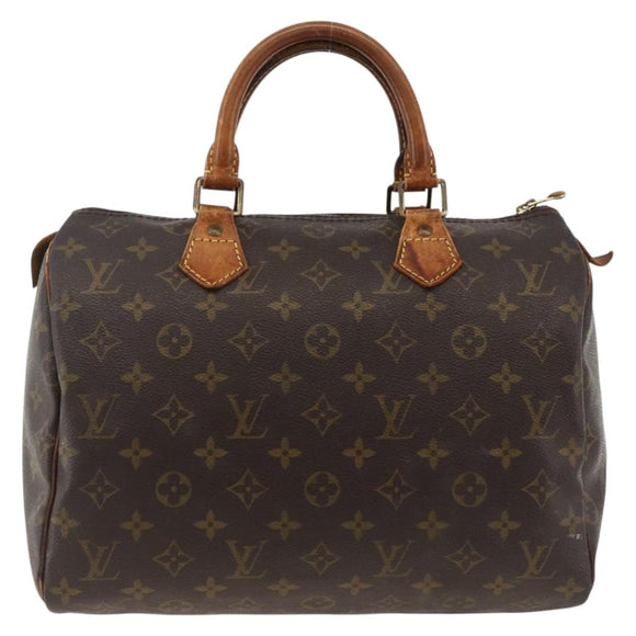 LOUIS VUITTON Monogram Speedy 30 Hand Bag M41526 LV Auth BSZ595