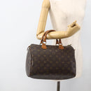 LOUIS VUITTON Monogram Speedy 30 Hand Bag M41526 LV Auth BSZ595-21