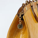 LOUIS VUITTON Vernis Blair MM Bag 2way Rose Angelique M90068 LV Auth BSZ598-18