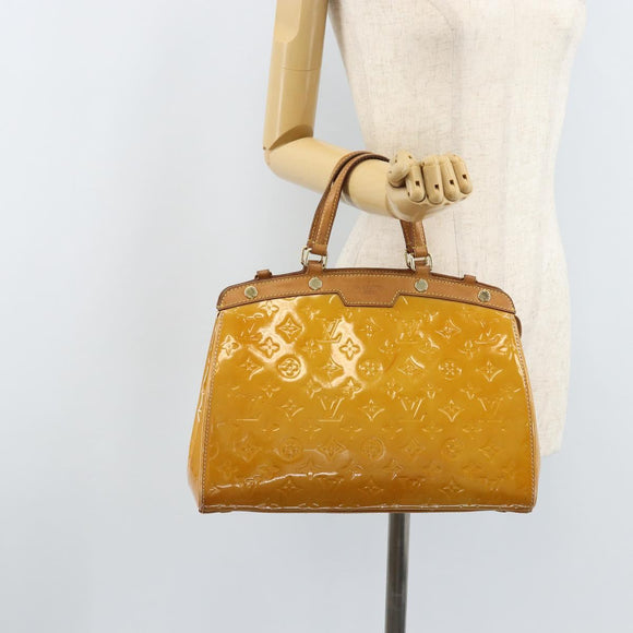 LOUIS VUITTON Vernis Blair MM Bag 2way Rose Angelique M90068 LV Auth BSZ598