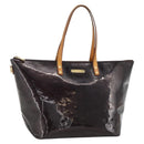 LOUIS VUITTON Monogram Vernis Bellevue GM Tote Bag Amarante M93589 Auth BSZ599-1