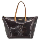 LOUIS VUITTON Monogram Vernis Bellevue GM Tote Bag Amarante M93589 Auth BSZ599-13