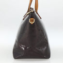 LOUIS VUITTON Monogram Vernis Bellevue GM Tote Bag Amarante M93589 Auth BSZ599-3
