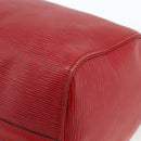 LOUIS VUITTON Epi Speedy 30 Hand Bag Castilian Red M43007 LV Auth BSZ602-16