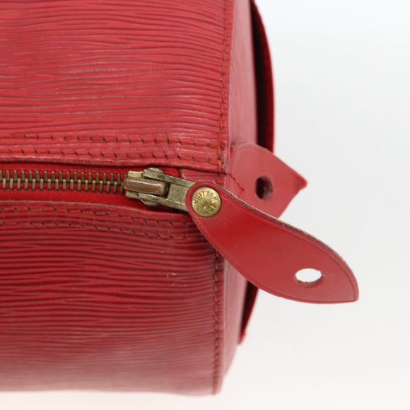 LOUIS VUITTON Epi Speedy 30 Hand Bag Castilian Red M43007 LV Auth BSZ602
