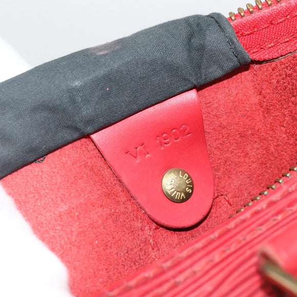LOUIS VUITTON Epi Speedy 30 Hand Bag Castilian Red M43007 LV Auth BSZ602
