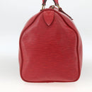 LOUIS VUITTON Epi Speedy 30 Hand Bag Castilian Red M43007 LV Auth BSZ602-3