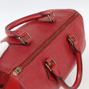 LOUIS VUITTON Epi Speedy 30 Hand Bag Castilian Red M43007 LV Auth BSZ602-6