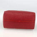 LOUIS VUITTON Epi Speedy 30 Hand Bag Castilian Red M43007 LV Auth BSZ602-5