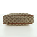 GUCCI GG Canvas Bamboo Hand Bag Beige Gold 137378 Auth BSZ605A-10