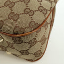 GUCCI GG Canvas Bamboo Hand Bag Beige Gold 137378 Auth BSZ605A-14