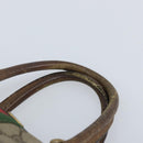 GUCCI GG Supreme Web Sherry Line Boston Bag PVC Beige Gold 58 02 007 Auth BSZ614-8