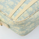 Christian Dior Trotter Canvas Shoulder Bag PVC Light Blue Silver Auth BSZ617-15