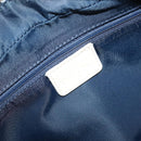 Christian Dior Trotter Canvas Shoulder Bag PVC Light Blue Silver Auth BSZ617-18