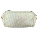Christian Dior Trotter Canvas Shoulder Bag PVC Light Blue Silver Auth BSZ617-2