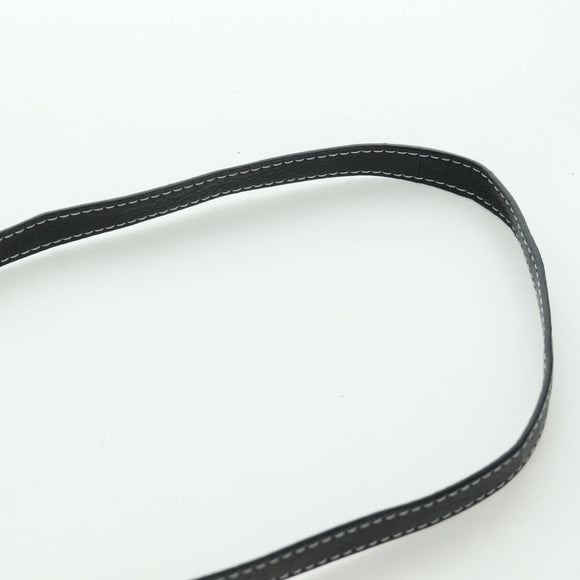 BALENCIAGA Bazaar Shopper S Bag Leather 2way Blue Silver 443096 Auth BSZ626V