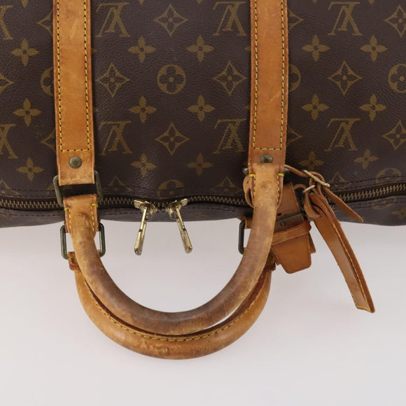 LOUIS VUITTON Monogram Keepall 50 Boston Bag M41426 LV Auth BSZ706