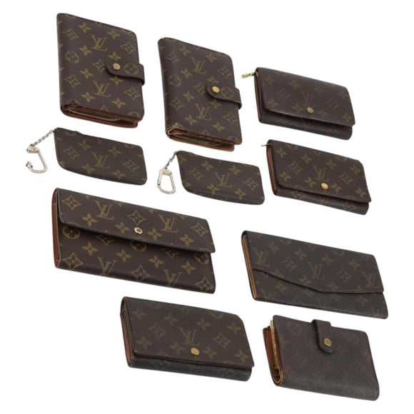 LOUIS VUITTON Monogram Geldbörse 10er Set LV Auth CB030