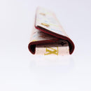 LOUIS VUITTON Accessory Case Watch case White LV Auth CB063-3