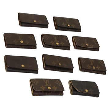 LOUIS VUITTON Monogram Key Case 10set LV Auth CB066