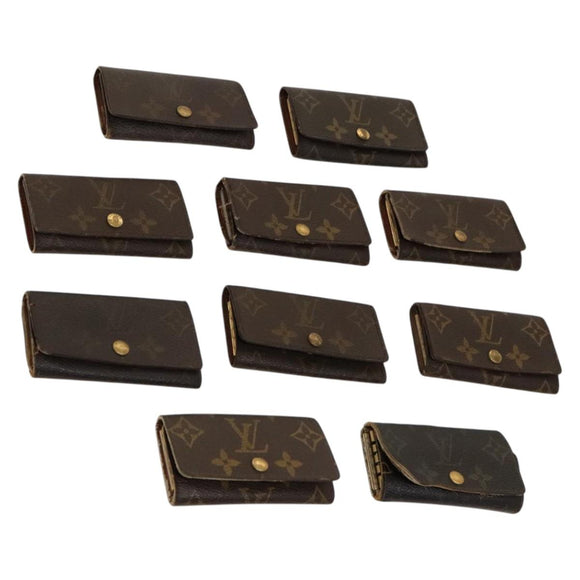 LOUIS VUITTON Monogram Key Case 10set LV Auth CB066