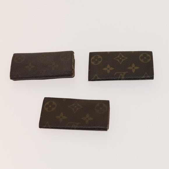 LOUIS VUITTON Monogram Key Case 10set LV Auth CB066