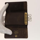 LOUIS VUITTON Damier Azur Ebene Graphite Key Case 9Set LV Auth CB078-11