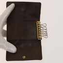 LOUIS VUITTON Damier Azur Ebene Graphite Key Case 9Set LV Auth CB078-13