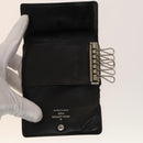 LOUIS VUITTON Damier Azur Ebene Graphite Key Case 9Set LV Auth CB078-6