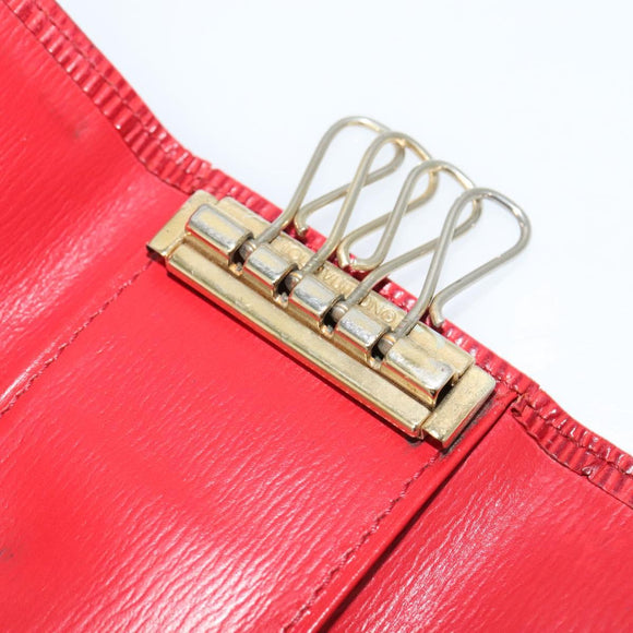 LOUIS VUITTON Epi Key Case 10set Yellow Red blue LV Auth CB080