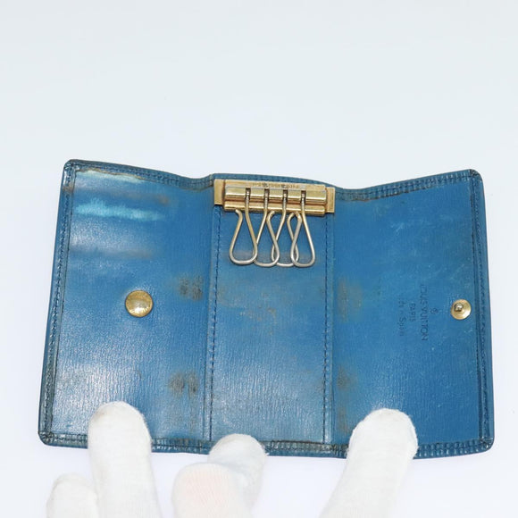 LOUIS VUITTON Epi Key Case 10set Yellow Red blue LV Auth CB080